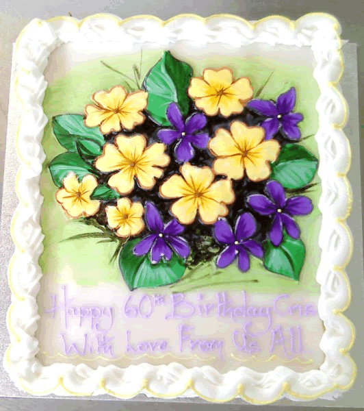 Celebration birthday cake